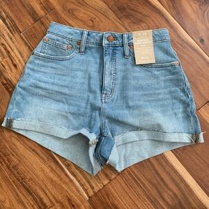 Madewell Curvy High-Rise Denim Shorts Summerweight